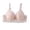 A59-Pink, variant on Womens Soft Comfortable No Underwire Bras V Neck Seamless Push Up Bralettes Full Coverage Tshirt Brassier(Brick Red,90B)