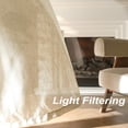 thumbnail image 4 of DriftAway Natural Linen Curtains 86 Inches Long Thick Semi Sheer 2 Panels Farmhouse Real Flax 3 Inch Rod Pocket Back Tab Boho Rustic Light Filtering Window Drapes for Bedroom Privacy Assured, 4 of 8