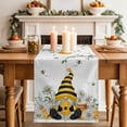 thumbnail image 2 of Table Runner 70 Inches Long for Kitchen Dining, Yellow Gnomes Dresser Scarf Farmhouse, Dining Table Decorations for Wedding/Parties, Bees Spring Floral Daisy Branches 13 x 70 In, 2 of 8