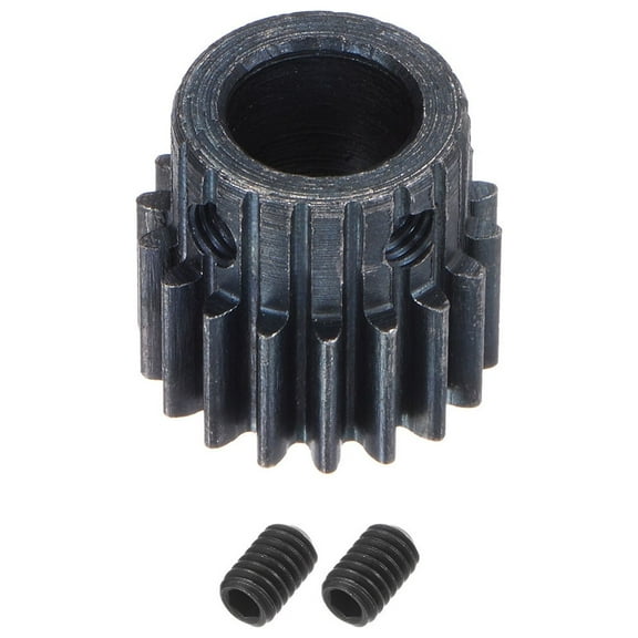 1Mod 18T Pinion Gear 10mm Bore Hardened Steel Motor Rack Spur Gear with Step for RC Car Truck Gear Drive