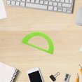 thumbnail image 3 of Shisuyan Blind Protractor: Braille School Ruler Math Geometry Tool School Braille Ruler Learning Supplies Geometry Measuring Tool For Blind Light Green, 3 of 8