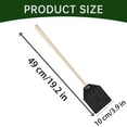 thumbnail image 3 of Sturdy Leather Fly Swatter For Indoors Heavy Duty Flyswatter With Wooden Handle Fly Swatters With Hanging Rope, 3 of 9