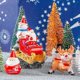 thumbnail image 1 of Figuras de resina para adornos navideños, manualidades, decoraciones navideñas para el hogar, pestaña para chimenea, 1 of 4