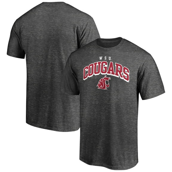 Men's Heather Charcoal Washington State Cougars Line Corps T-Shirt