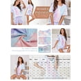 thumbnail image 6 of Avidlove Pajama Sets for Women 2 Piece Tie Dye Loungewear Set Cotton Tops & Shorts Ladies Pj Sets Sleepwear Matching Lounge Sets, 6 of 6