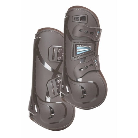 Shires ARMA Carbon Tendon Boots - High Performance Shock Absorbing Horse Leg Protection Brown / Pony