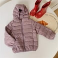 thumbnail image 2 of YuYuBao Toddler Girls Parka Down Coats Lightweight Jackets Hooded Zipper Winter Windproof Padded Overcoat Outwear, 2 of 3