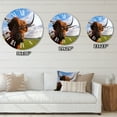 thumbnail image 4 of Designart 1 in Quartz Farmhouse Wall Clock, 4 of 5