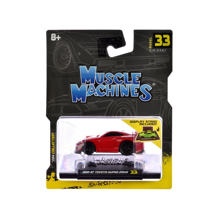 1995-1997 Toyota Supra (MK4) Red 1/64 Diecast Model Car by