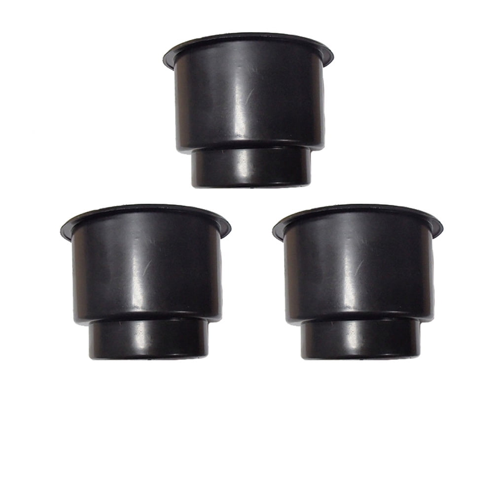 Three (3) TwoTiered Jumbo Black CupHolder Inserts Made for Various