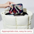 thumbnail image 6 of Swan Velvet Portable Earring Holder with Removable Compartment: Display Case, Jewelry Box, Decorative Box - Gift!, 6 of 7