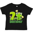 thumbnail image 3 of Inktastic 2nd Birthday Princess Frog Girls Toddler T-Shirt, 3 of 5
