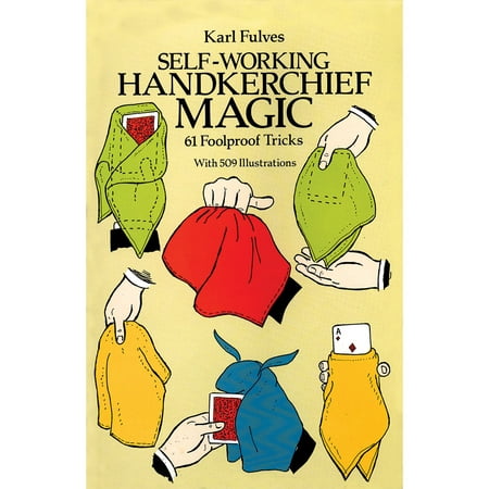 Self Working Handkerchief Magic Book 61 Entertaining Party Illusion