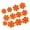 Orange, variant on Riousery 12Pcs Pot Pan Protectors Set, Premium Felt Cookware Dividers Separators for Kitchen Supplies, Scratch-Resistant Stacking Pads, 3 Sizes (12.2 inches / 31 cm Max), Vibrant Red