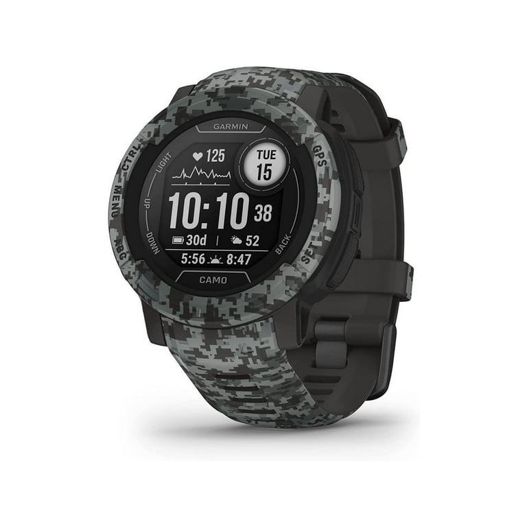 Garmin Instinct 2, Camo-Edition, GPS Outdoor Watch, Multi-GNSS Support, Trackback Routing, Graphite Camo Garmin Instinct 2, Camo-Edition, GPS Outdoor Watch, Multi-GNSS Support, Trackback Routing, Graphite Camo