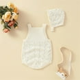 thumbnail image 5 of EnJoCho Children's Sweater Baby Knit Romper Cotton Sleeveless Boy Girl Sweater Clothes Baby Bodysuit with Cute Hat Set Kids Trendy Fall Winter Wear, 5 of 9