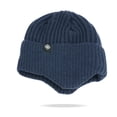 thumbnail image 3 of Women's Bomber Hats Hat Warm Chunky Cable Knit Hats Soft Stretch Thick Cute Knitted Cap For Cold Weather Letter Hats, Women's Accessories Bomber Hats, 3 of 4