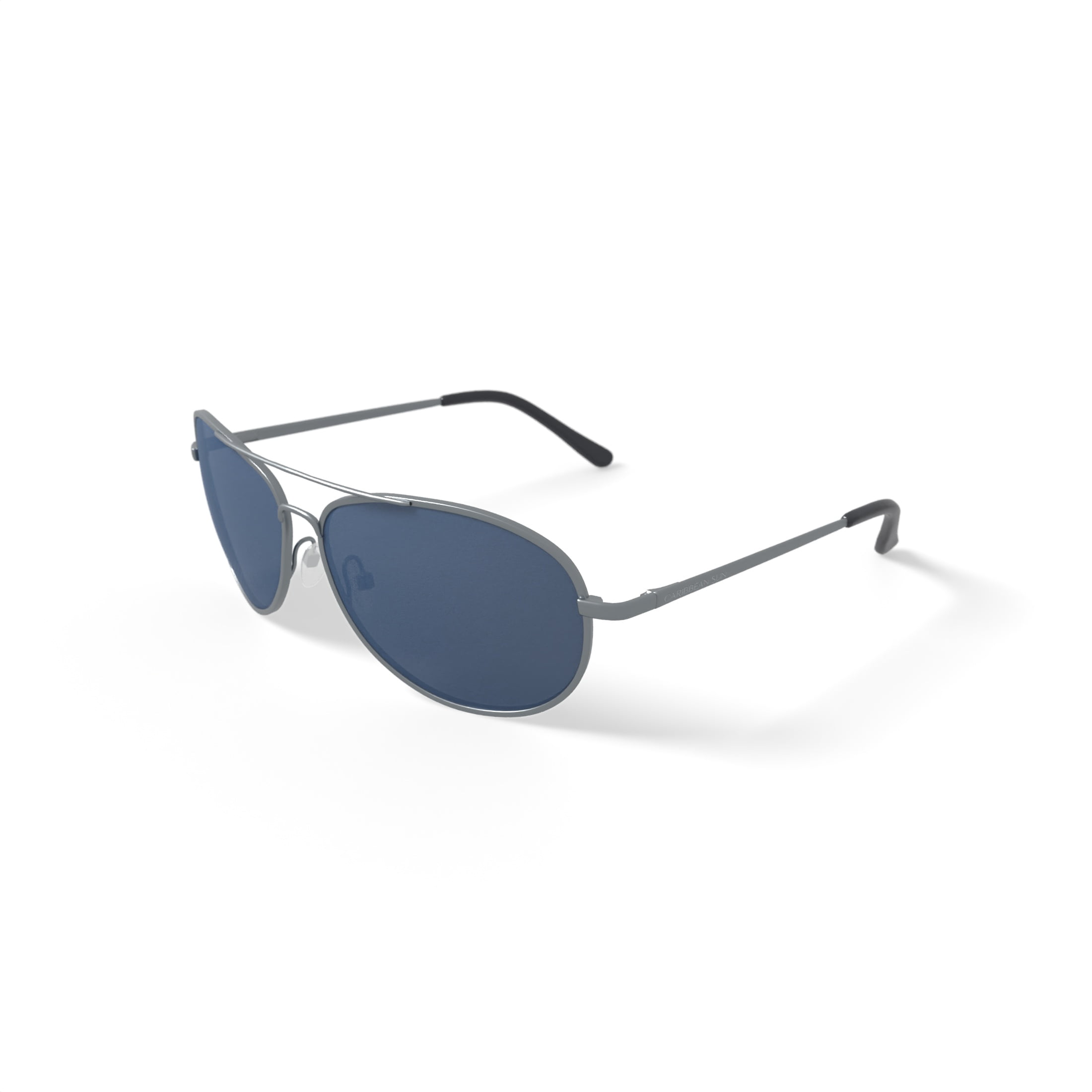 Caribbean Sun Rx'able Unisex Polarized Sport Sunglasses, St. Maarten, Gunmetal, 64-15-135