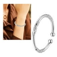 thumbnail image 2 of Bracelets Womens Fashion Adjustable Jewelry Silver Charm Bangle Bracelet Gifts, 2 of 7