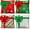 -, variant on Christmas Pillow Covers 20 x 20 Inch Set of 4 Farmhouse Xmas Throw Pillow Cases Gift Box Style Red Green White Snowflake Bow Decoration for Couch Holiday Sofa Cushion Decor