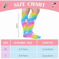 thumbnail image 6 of Kids Soccer Socks Toddler Knee High Soccer Baseball Socks for Girls, 6 of 7