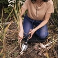 thumbnail image 3 of Hand Rake - Heavy Duty Gardening Hand Tool with Hang Hole - Lawn and Yard Tools - Black/Silver, 3 of 6