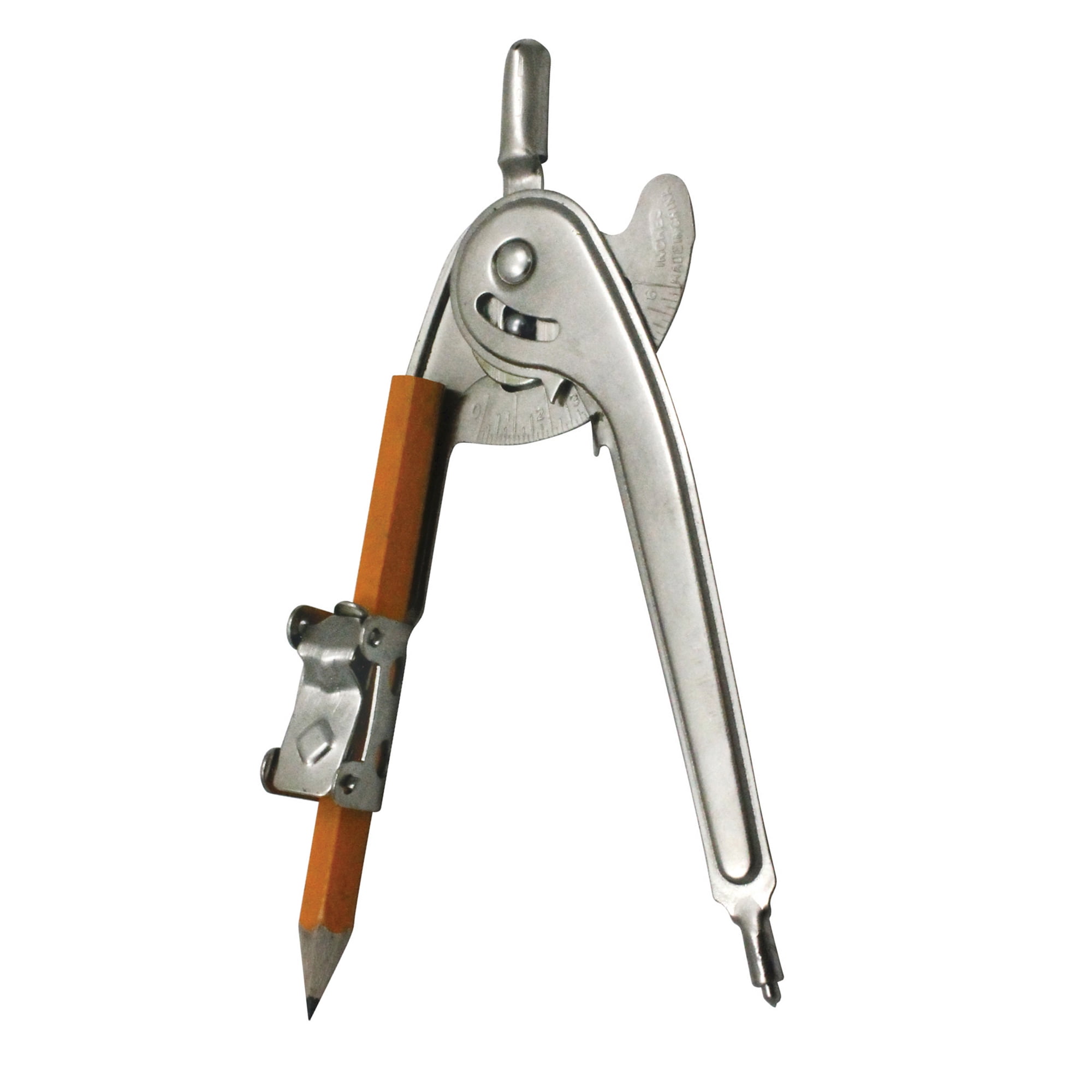 Charles Leonard Ball Bearing Compass with Golf Pencil, Safety Point, 24 Count