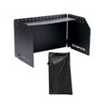 thumbnail image 4 of Almencla Pare-Vent Pliant pour Réchaud de Camping Randonnée Noir, 4 of 7