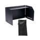 thumbnail image 4 of Parabrisas de horno de campamento, protector de viento para parabrisas de camping, alto y compacto con bolsa de transporte, parabrisas plegable para Negro, 4 of 7