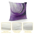 thumbnail image 4 of Creowell Pillow Covers Purple and Gray Abstract Throw Pillows, Modern Abstract Outdoor Pillowcase Cushion Case Decor for Home Sofa Couch Bed White, 4 of 5
