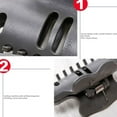 thumbnail image 3 of OUNONA 1Set Heat Resistant Grey Hair Clips Plastic Hair Claw with Impact Resistance for Salon Use, 3 of 8