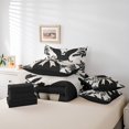 thumbnail image 4 of Erosebridal Easter Bowknot Rabbit Bedding Sets Twin Size,Groovy Floral Comforter Sets with Sheets,Animal Bedroom Decor,Reversible,7pcs, 4 of 5
