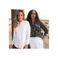 thumbnail image 3 of Jessica London Women's Plus Size Stretch Poplin Shirt, 3 of 3