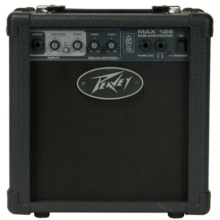 Peavey MAX 126 10 Watt Bass Amp (Best Small Bass Amp Head)