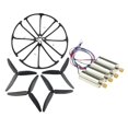 thumbnail image 1 of Sistema de Hélices de Protectores y Motores Piezas de Respuesto para X4 H502E H502S X4 RC Quadcopter e , Negro Macarena Repuestos para drones Hubsan X4, 1 of 8