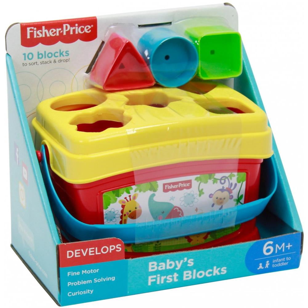 Fisher Price Baby's First Blocks Shape Sorting Toy for Toddlers