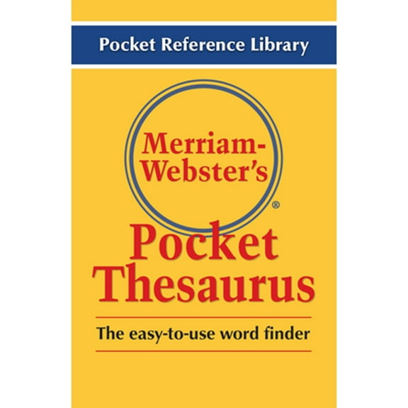 Pre-Owned Merriam-Webster's Pocket Thesaurus (Paperback) by Merriam-Webster (Editor)