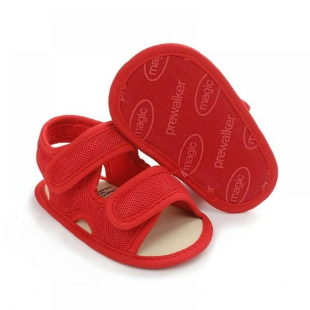 Baby Girls Boys Sandals Premium Soft Anti-Slip Rubber Sole Infant Summer Outdoor Shoes Toddler First Walkers