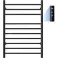 thumbnail image 1 of Towel Warmers for Bathroom  Heated Towel Rack Wall Mounted with LED Intelligent Touch Screen Timer  Fast Heating  Plug-in  Brushed Nickel, 1 of 5