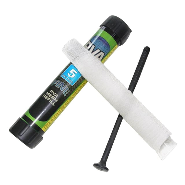 5m PVA Pesca de Bolsa Soluble en Agua Pesca para Cebo 18mm shamjiam bolsas de cebo de carpa pva de pesca