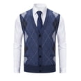 thumbnail image 1 of Camiseta para Hombres Verano Hueco Fuera de Punto Suéter sin Mangas Delgado de Punto Cuello Redondo Camiseta para Hombres, 1 of 7