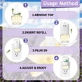 thumbnail image 3 of LA BELLEFÉE Plug in Air Freshener Refills 12 Pack Vanilla, Linen, Lavender Scent Long Lasting Fragrance for Home Use, Compatible with Air Wick & Glade, 3 of 6