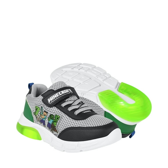 TENIS CASUALES MINECRAFT NIÑO MI5390 TEXTIL GRIS 18-21