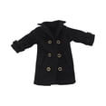 thumbnail image 1 of Ropa para figuras de acción a escala 1/12, gabardina para mujer, mini accesorio para fotos, muñeca. Negro, 1 of 9