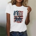 thumbnail image 4 of VerPetridure American Flag Shirt for Women 4th of July Tee Shirt USA Stars Stripes T-Shirt Patriotic Summer Tunic Tops, 4 of 7