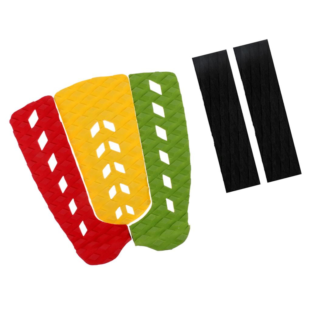 5Pcs Universal EVA Surfboard Skimboard Traction Tail Pad Pad