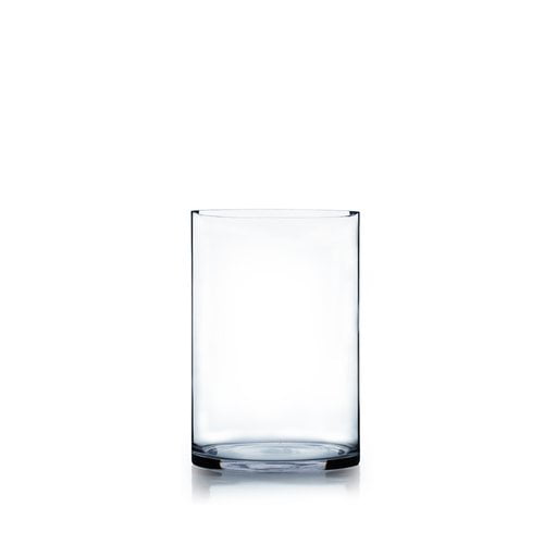 4 by 6-Inch WGV Clear Cylinder Glass Vase