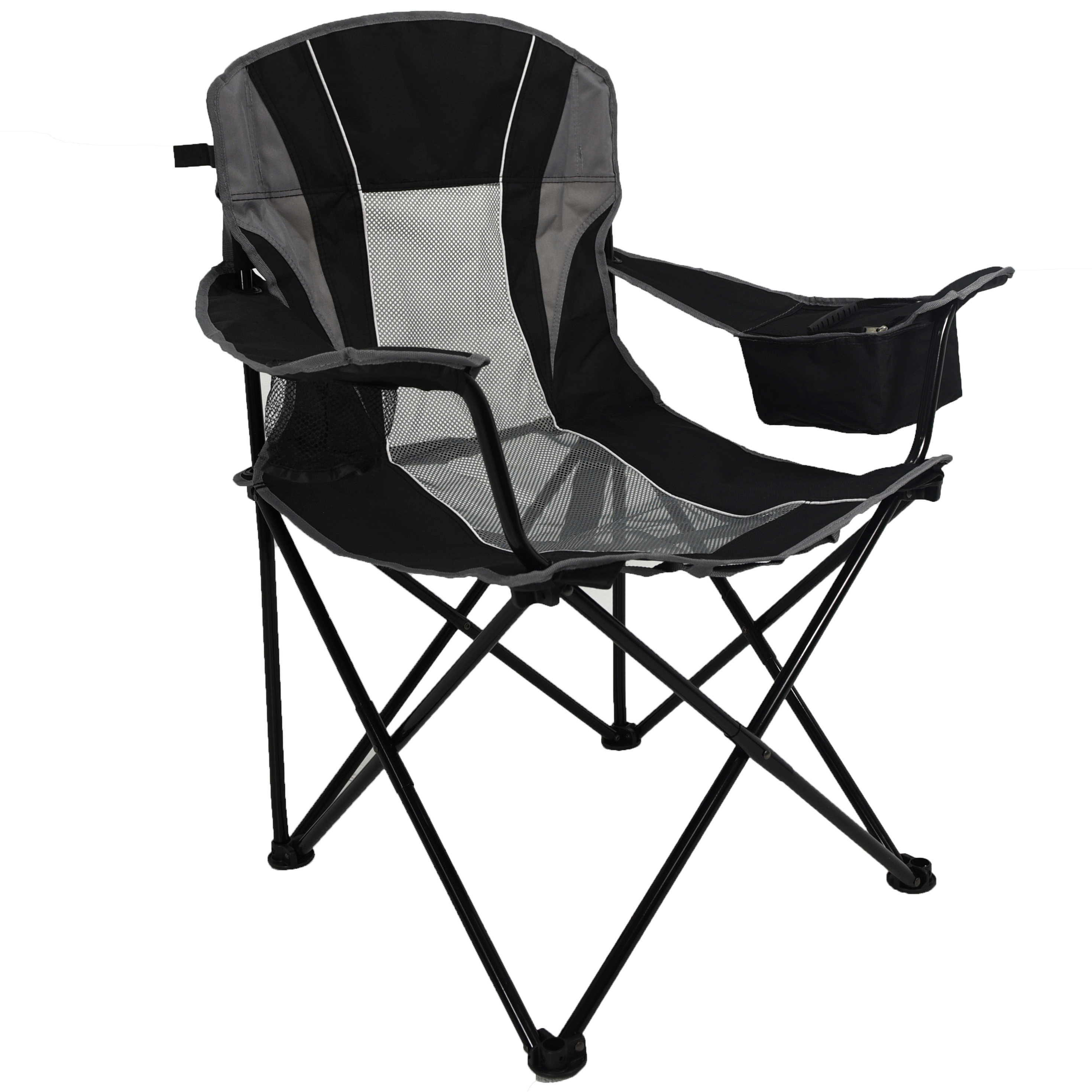 Ozark Trail Camping Chair, Black and Gray - image 2 of 9