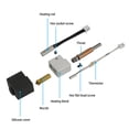 thumbnail image 3 of Kit De Hotend De Extrusora, Kit De Hotend De Impresora 3D Impresión De Alta Velocidad Fácil De Instalar Termistor De 100 K Para Kobra 3 Para PLA ABS PETG TPUPP, 3 of 7