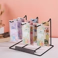 thumbnail image 3 of Simple Earring Stand, Hanging Necklace Case Metal Necklace Storage Frame Jewelry Display Rack Black, 3 of 5